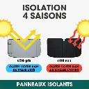 Panneau Isolant pour Fenêtre de Porte Coulissante - VanBlindz