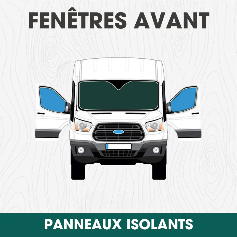 Panneau Isolant pour Fenêtres de Porte Avant - VanBlindz