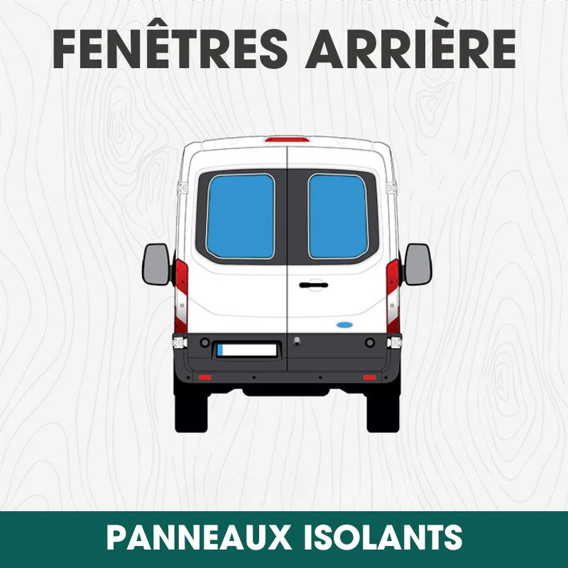 Panneau Isolant pour Fenêtre de Portes Arrières - VanBlindz