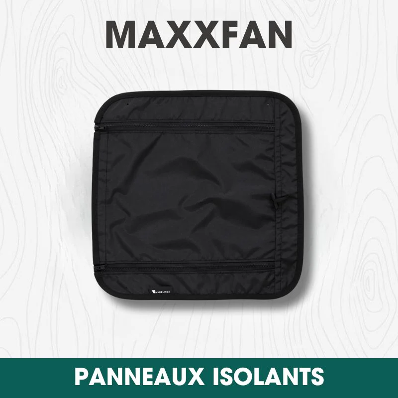 Couvre Ventilateur de Toit Isolant à Fermeture Éclaire - VanBlindz