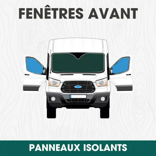[I-P-VB-PA] Panneau Isolant pour Fenêtres de Porte Avant - VanBlindz