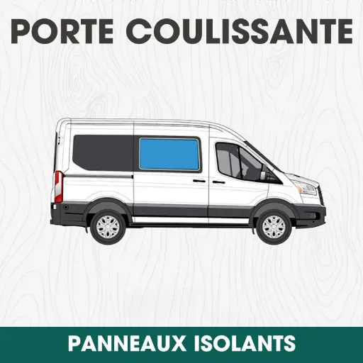 [I-P-VB-PC] Panneau Isolant pour Fenêtre de Porte Coulissante - VanBlindz